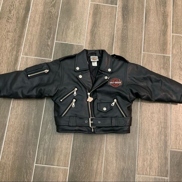 Harley Davidson Faux Leather Jacket - Picture 5 of 9